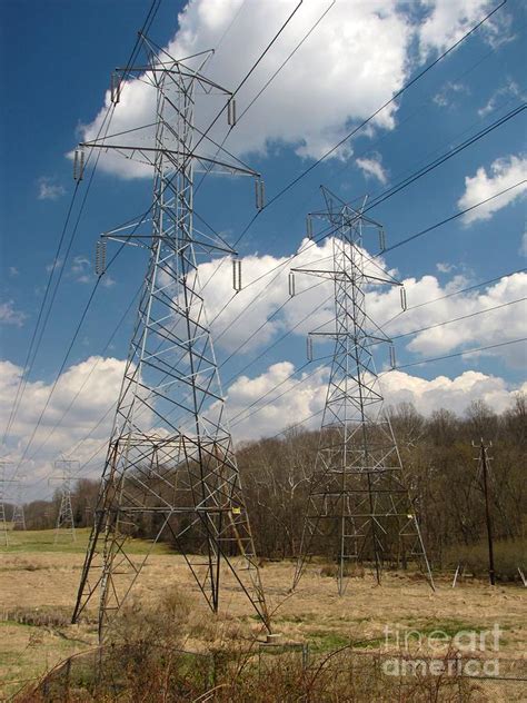 Power Transmission Lines Photograph By Ben Schumin Fine Art America