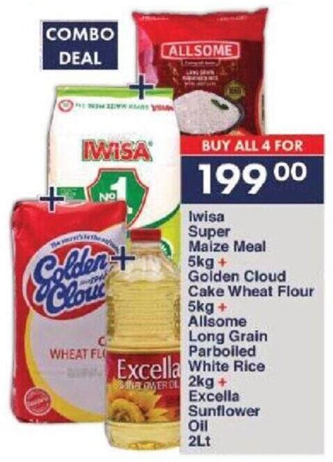 Iwisa Super Maize Meal Kg Golden Cloud Cake Wheat Flour Kg