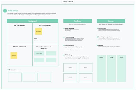 Design Critique Template