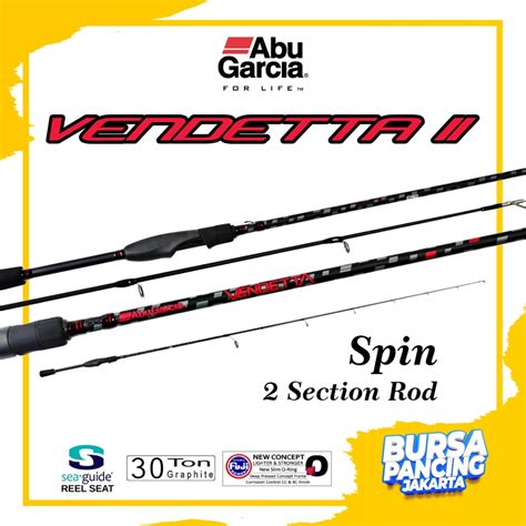 Jual Abu Garcia Joran Spinning Vendetta Ii Cm Carbon Ton Full Fuji