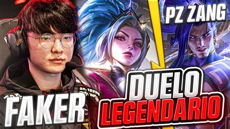 ¡faker Contra El Mejor Yasuo De Corea Duelo Legendario 😱 Youtube