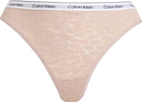 Calvin Klein naisten stringit CK HIGH LEG THONG Nude Kekäle