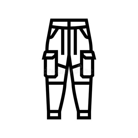 Black Cargo Pants Stock Illustrations 465 Black Cargo Pants Stock