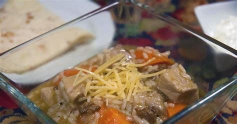 Comfort Food: Pork & Chorizo Soup | Just A Pinch Recipes