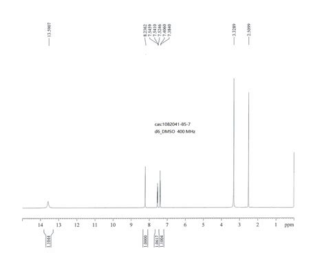 Bromo Fluoro H Indazole H Nmr