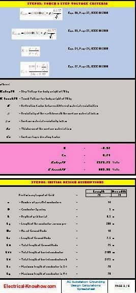 Grounding Design Calculations Part Seventeen Electrical Knowhow