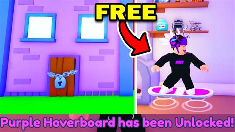 EASY HOW TO UNLOCK NEW PURPLE HARDCORE HOVERBOARD In Pet Simulator X