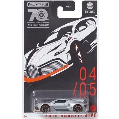 Matchbox Th Anniversary Special Edition Bugatti Divo Rare Hotwheels Hot Wheels