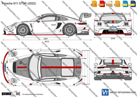 Templates - Cars - Porsche - Porsche 911 GT3R 992