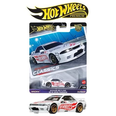 Putih Hot Wheels 高級現代經典 Nissan Skyline GT R R32 Pandem 白色日本卡 蝦皮購物