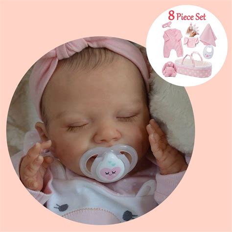 Real Silicone Mini Baby Realistic Reborn Baby Girl Sweet Truly