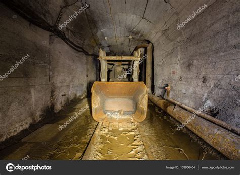 Underground Gold Mine Shaft Ore Loading Machine Stock Photo By