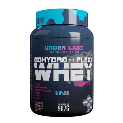 Flexx Whey IsoHydro 900G UNDER LABZ Whey Protein Magazine Luiza