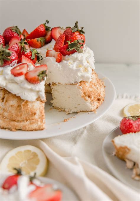 Strawberry Shortcake With Lemon Angel Food Cake To Salt See