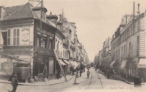 Saint Denis Carte Postale Ancienne Et Vue D Hier Et Aujourd Hui