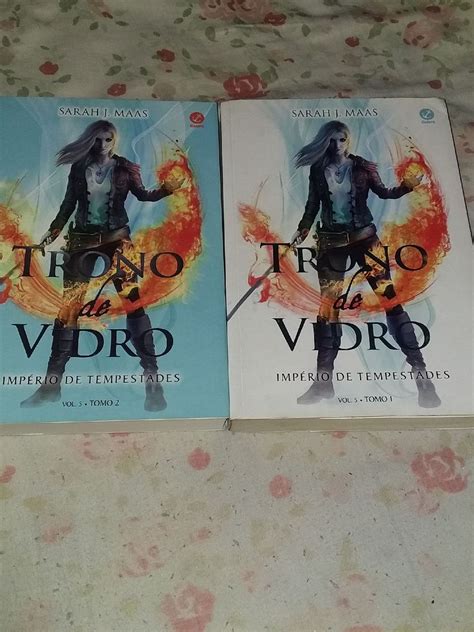 Trono de Vidro Vol 5 Império de Tempestades 1 e 2 Livro Galera Usado