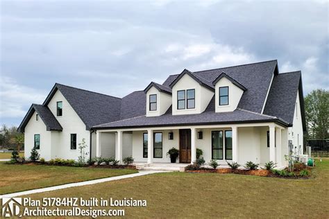 Farmhouse Plan 51784HZ Comes To Life In Louisiana