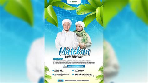 LIVE DELAY MATEKAN BERSHOLAWAT YouTube