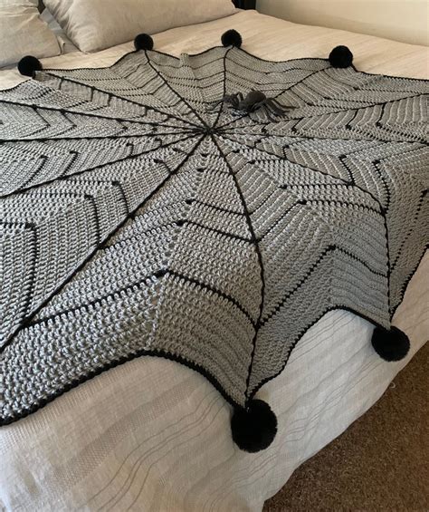 How To Crochet A Spider Web Afghan Artofit