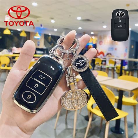 Toyota Remote Smart Car Key Chain Ring Cover Case Shell Protect For