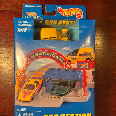 Hot Wheels Gas Station Etsy
