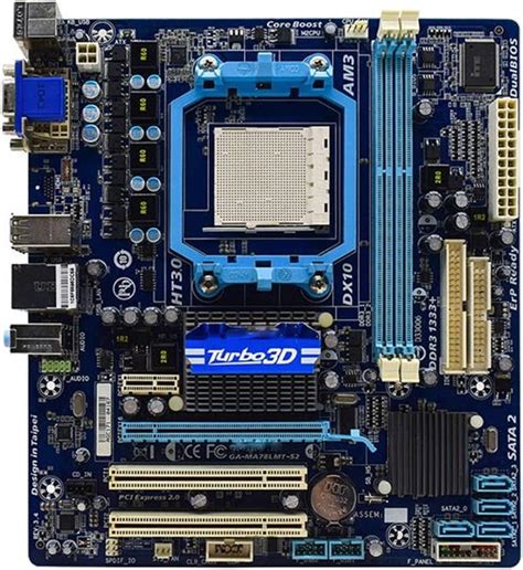 Mainboard Fit For Gigabyte GA MA78LMT S2 Hauptplatine DDR3 16GB PCI E 2