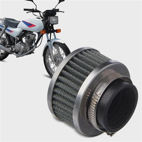 Filtro de Ar Esportivo Honda cg 125 87 88 89 90 Lavável Cônico eksim