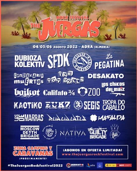 Cartel Definitivo The Juergas Rock Festival Rock Culture