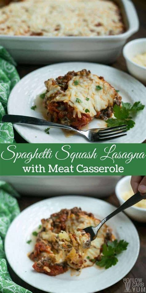 Spaghetti Squash Lasagna Casserole Spaghetti Squash Recipes Easy