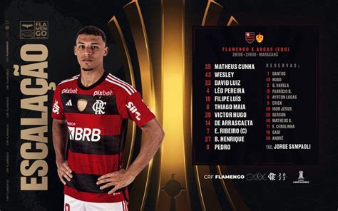 Definido Flamengo Est Escalado Para Encarar O Aucas Pela