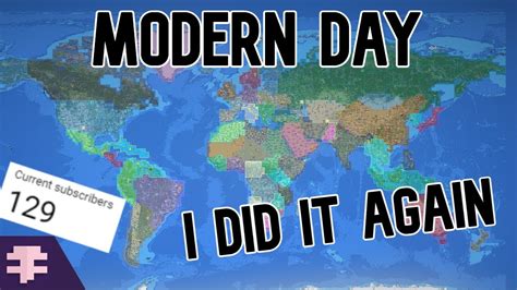 I DID IT AGAIN Modern Day Map WorldBox YouTube