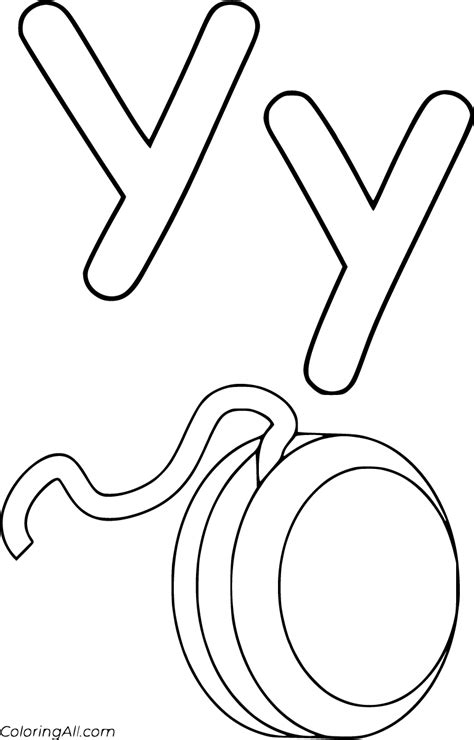 Letter Y Coloring Pages Preschool Coloring Pages Coloring Letters