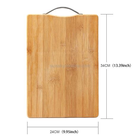 Tabla De Cortar Espesante Rectangular De Bamb Para Cortar De Cocina