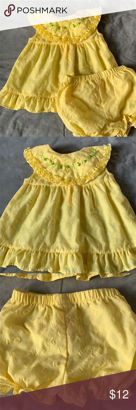 Cute Baby Girl Yellow Dress Baby Girl Yellow Girls Yellow Dress