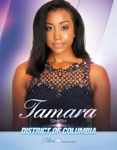 Tamara Smith Miss District Of Columbia United States 2020 United