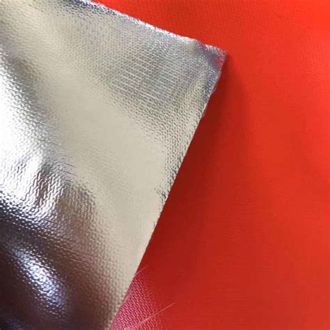 Fire Retardant One Side Aluminum Foil Silicon Coated Fiberglass Cloth