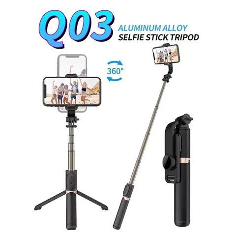 Flexible Wireless Selfie Stick Selfie Stick Tripod Mini 360 Degree With