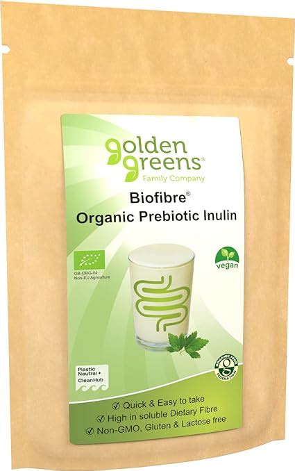 Golden Greens Organic Prebiotic Inulin Fibre G Amazon Co Uk