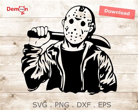 Jason Voorhees Cut File For Silhouette Cricut Cameo Svg Png Etsy