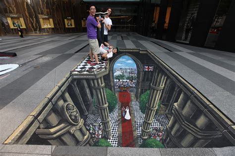 Visitbritain 3d Art Display Campaign Deemed Success In Singapore