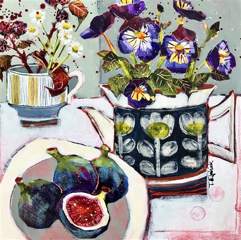 Still Life Mixed Media Tracey Elphick Mixed Media Artist Cirencester