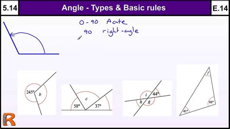 514 Angle Types And Basic Rules Basic Maths Gcse Core Skills Level 5