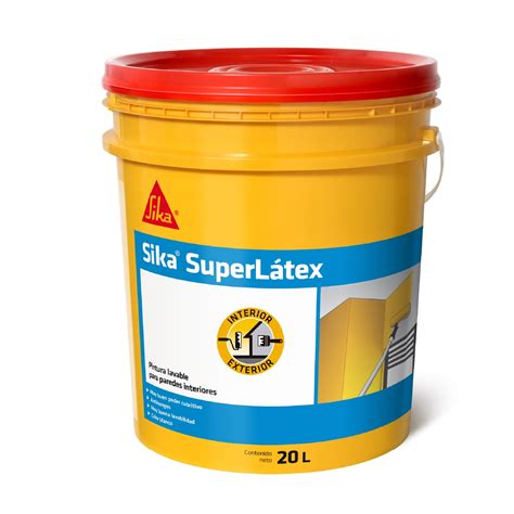 Pintura L Tex Lavable Antihongo Superlatex Sika Int Ext Lt