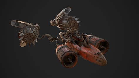 BenKeelingArt: New Pod Racer Renders and some rocks