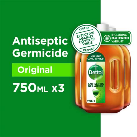 Bundle Of Dettol Antiseptic Germicide Liquid Ml Kills Of