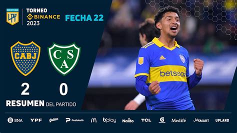 Torneobinance 2023 Fecha 22 Resumen De Boca Sarmiento Youtube