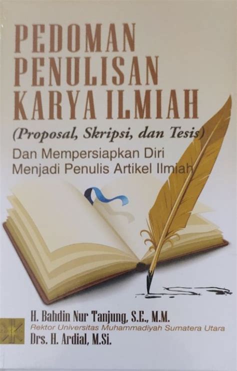 Open Library Pedoman Penulisan Karya Ilmiah Proposal Skripsi Dan Tesis