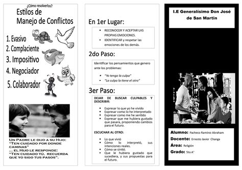 161007929 Triptico DE Resolucion DE Conflictos Docx RECONOCER Y