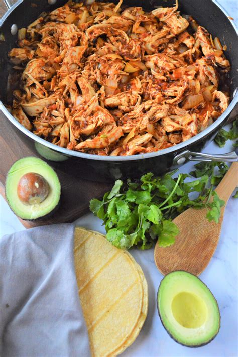 Mexican Chicken Tinga Onion Rings And Things