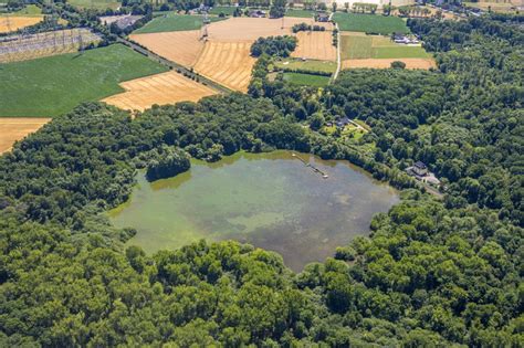 Luftaufnahme Brüninghausen Uferbereiche des Sees Brunosee in